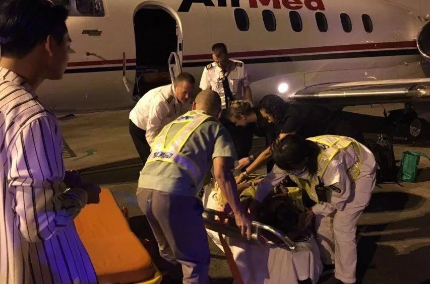 到白河县机场急救接送